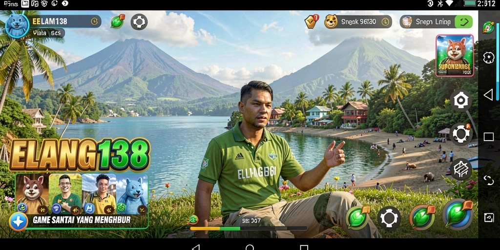 Tampilan gameplay ELANG138 yang seru dan penuh warna.