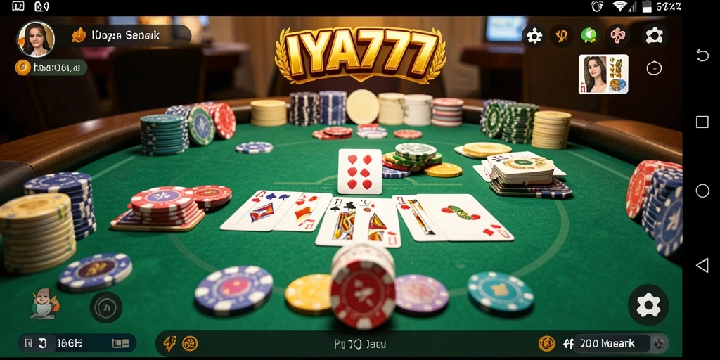 Tampilan gameplay Gaple yang seru dan interaktif di IYA777.