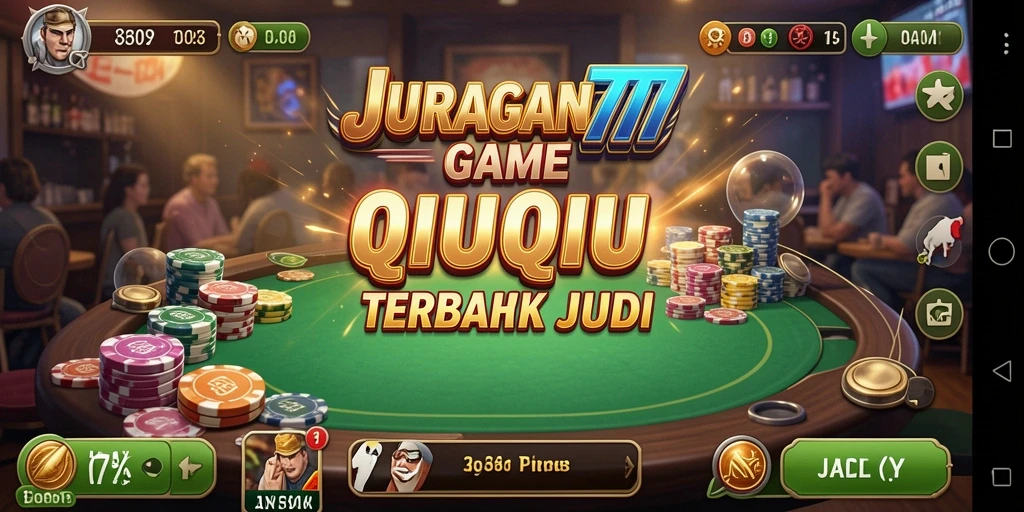 Tampilan gameplay QiuQiu yang seru dan menarik di JURAGAN77.