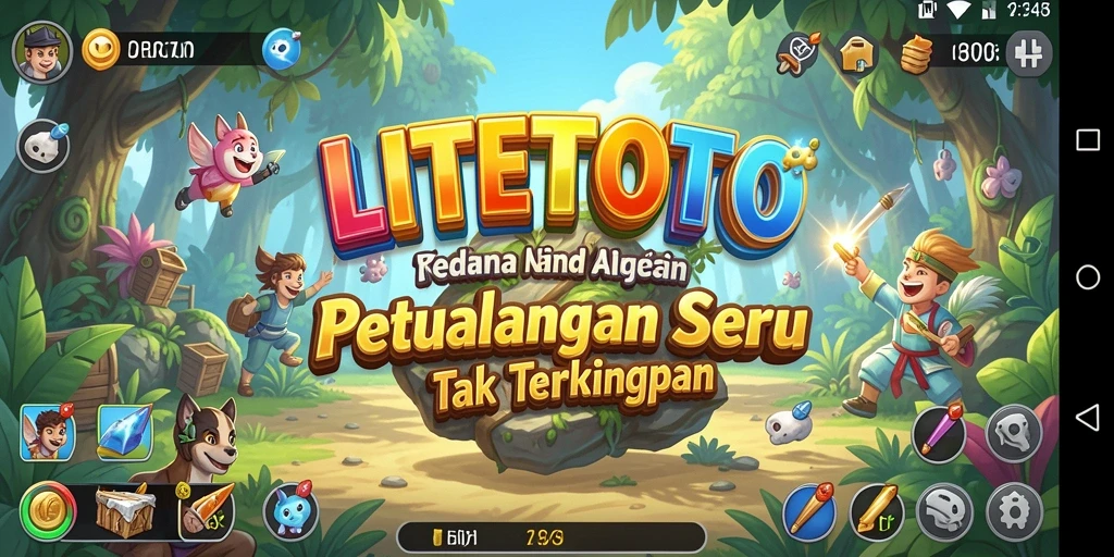 Screenshot gameplay LITETOTO yang menunjukkan aksi seru dalam petualangan.