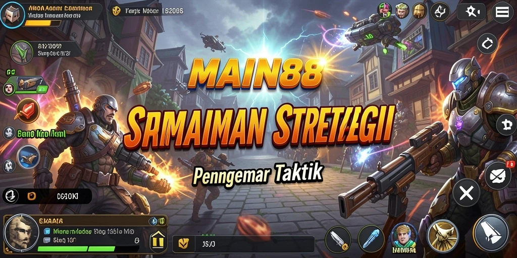 Tampilan gameplay kompetitif dan strategis di MAIN88.