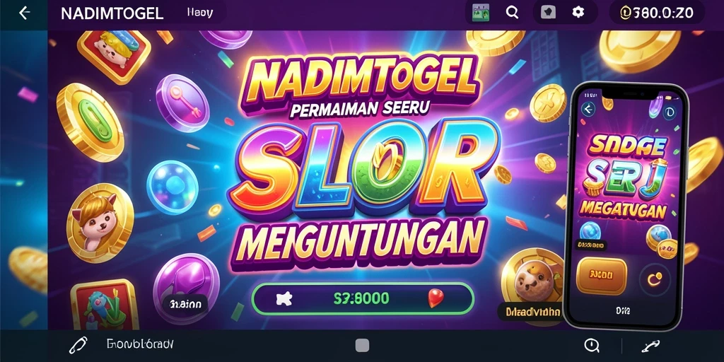 Tampilan gameplay Slot NADIMTOGEL yang menawan dan seru.