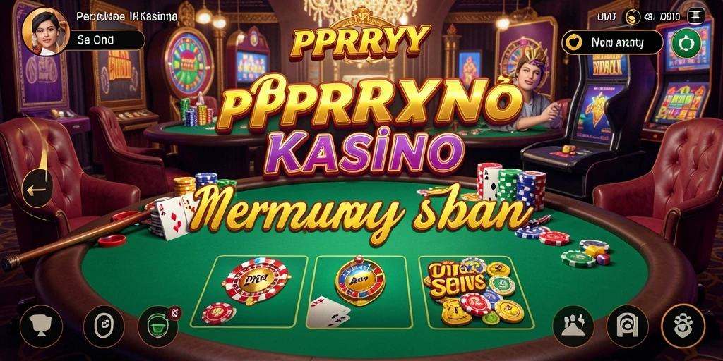 Tampilan keren dari gameplay PPRRYY dengan suasana Kasino.