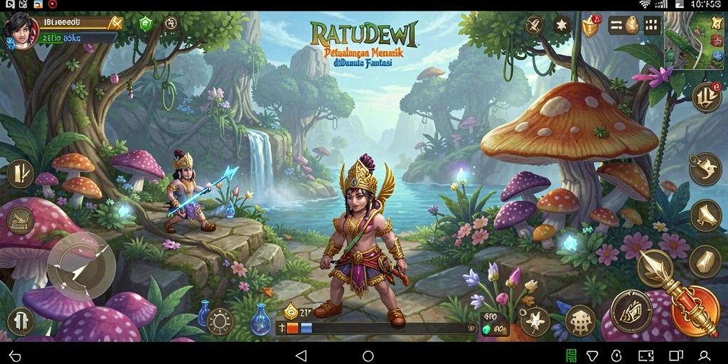Gameplay menarik dan penuh petualangan di RATUDEWI.
