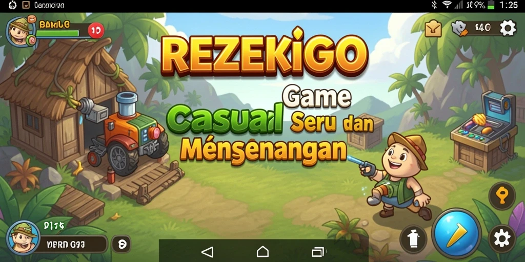 Screenshot gameplay REZEKIGO yang penuh warna dan seru.