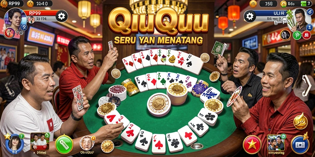 Tampilan gameplay QiuQiu yang seru dari RP99.
