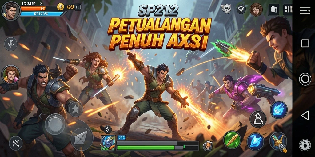 Tampilan gameplay SP212 yang menegangkan dan penuh aksi.